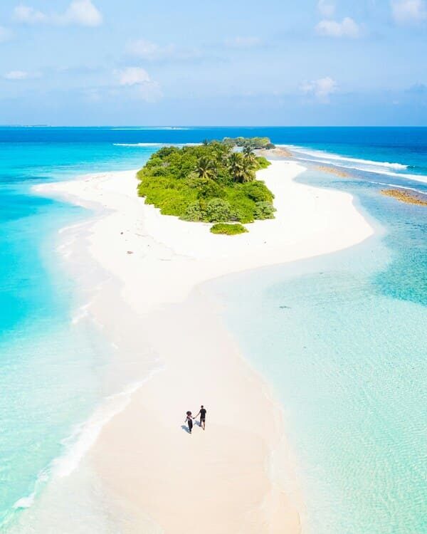 Voyage en Asie du Sud – Sri Lanka et Maldives, plage paradisiaque sable blanc